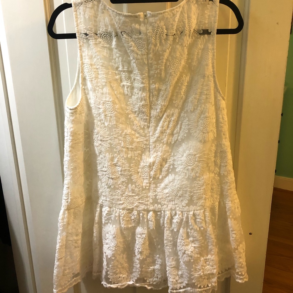 White Flower Lace Dress - image 2